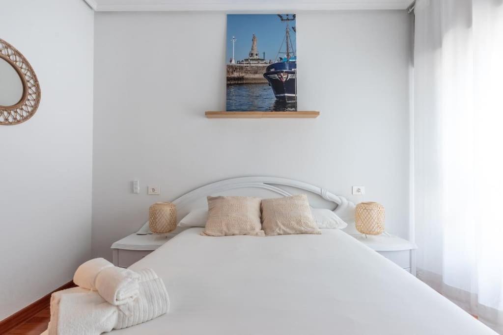Apartamento Acogedor Piso En Santurtzi .Parking Privado Exterior foto